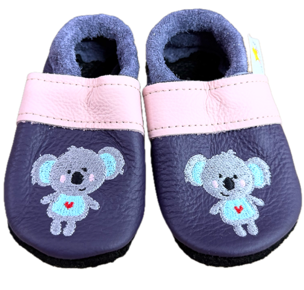 Lauflernschuhe Koala auf lila